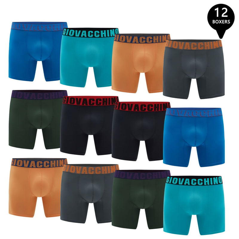 Pack de 12 Boxer Medio Algodón Hombre