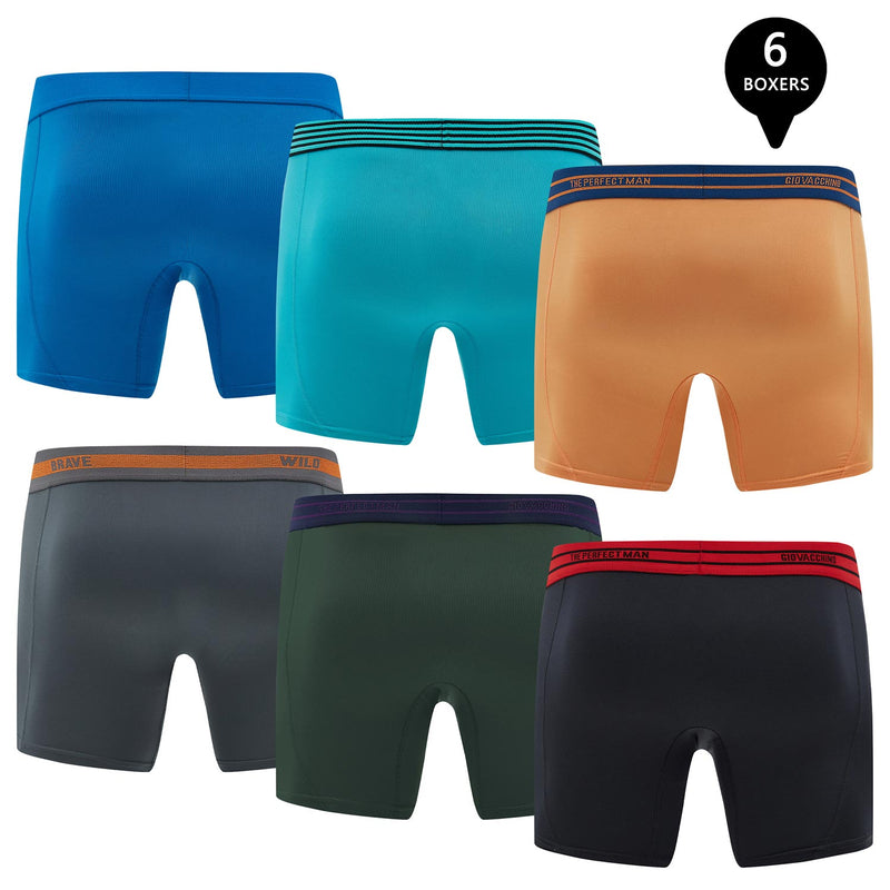 Pack de 6 Boxer Medio Algodón Hombre