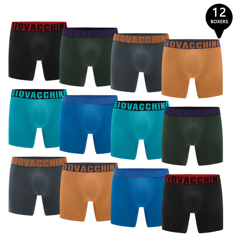 Pack de 12 Boxer Medio Algodón Hombre