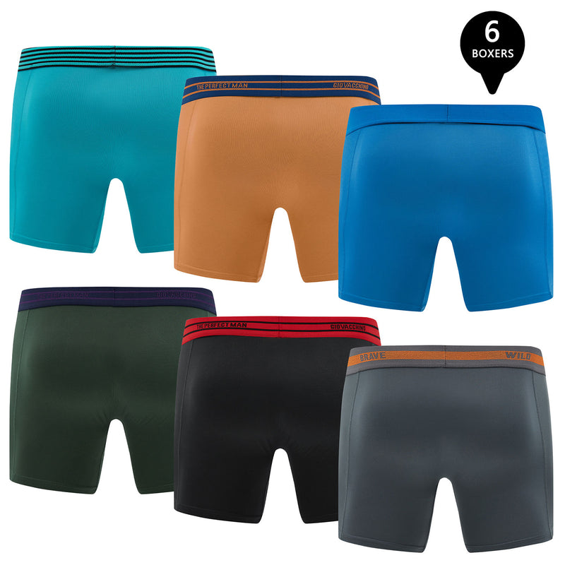 Pack de 6 Boxer Medio Algodón Hombre