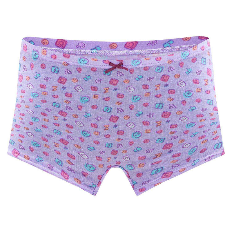 Calzon Boxer Pantaletta Algodón Niña Pack 4