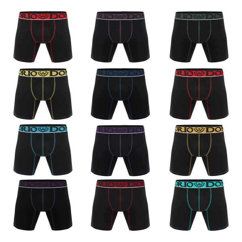 Pack de 12 Boxer Medio Algodón Hombre