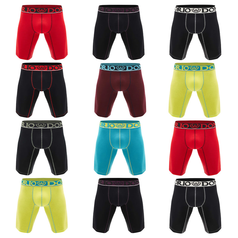 Pack de 12 Boxer Medio Algodón Hombre