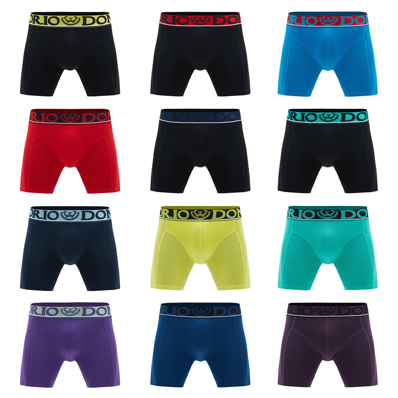 Pack de 12 Boxer Medio Algodón Hombre