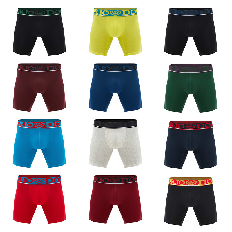 Pack de 12 Boxer Medio Algodón Hombre