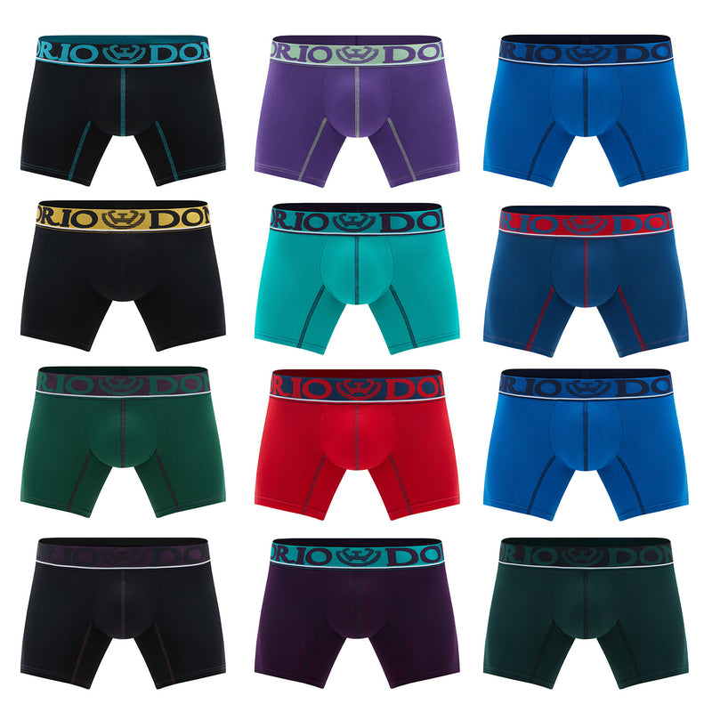 Pack de 12 Boxer Medio Algodón Hombre