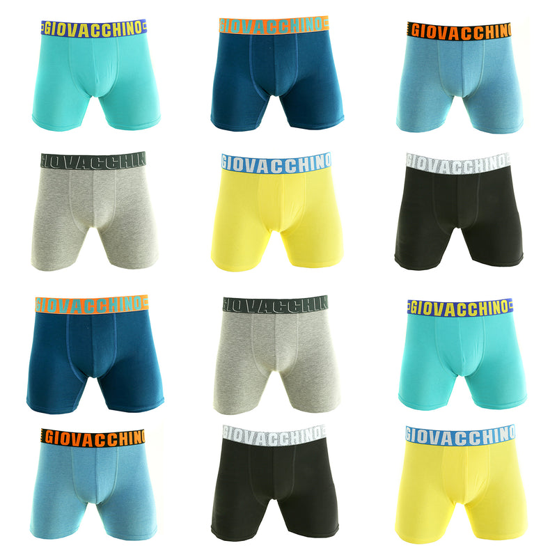 Pack de 12 Boxer Medio Algodón Hombre