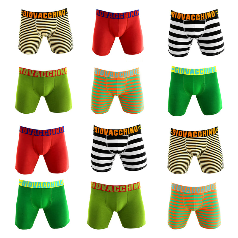 Pack de 12 Boxer Medio Algodón Hombre