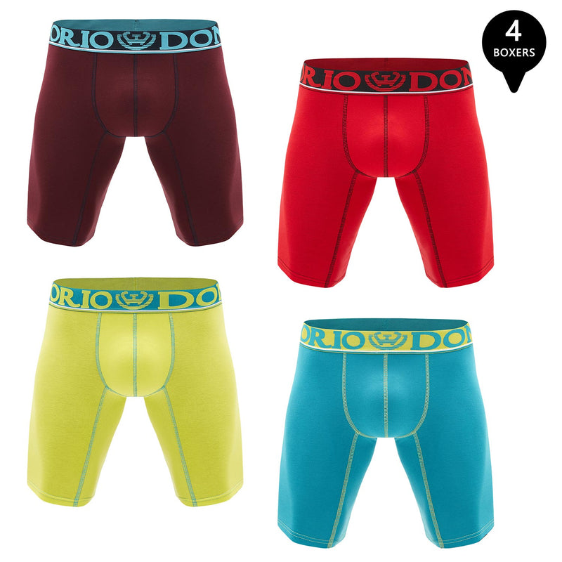 Pack de 4 Boxer Largo Algodón Hombre