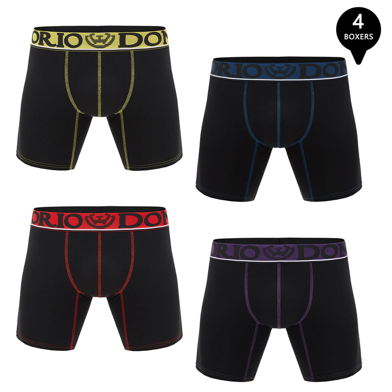 Pack de 4 Boxer Medio Algodón Hombre