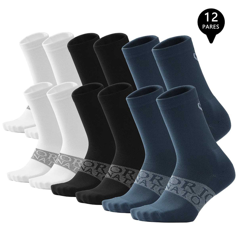 Pack de 12 Calcetines Largos Deportivos Hombre Premium