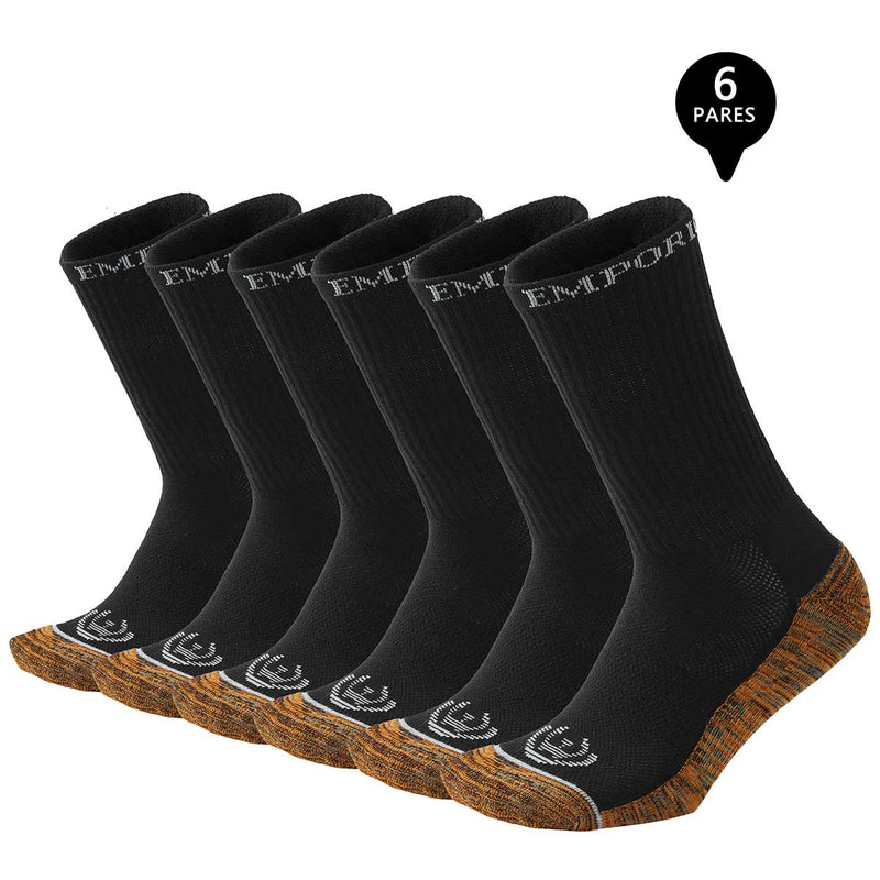 Pack de 6 Calcetines Largos Deportivos Cobre Hombre