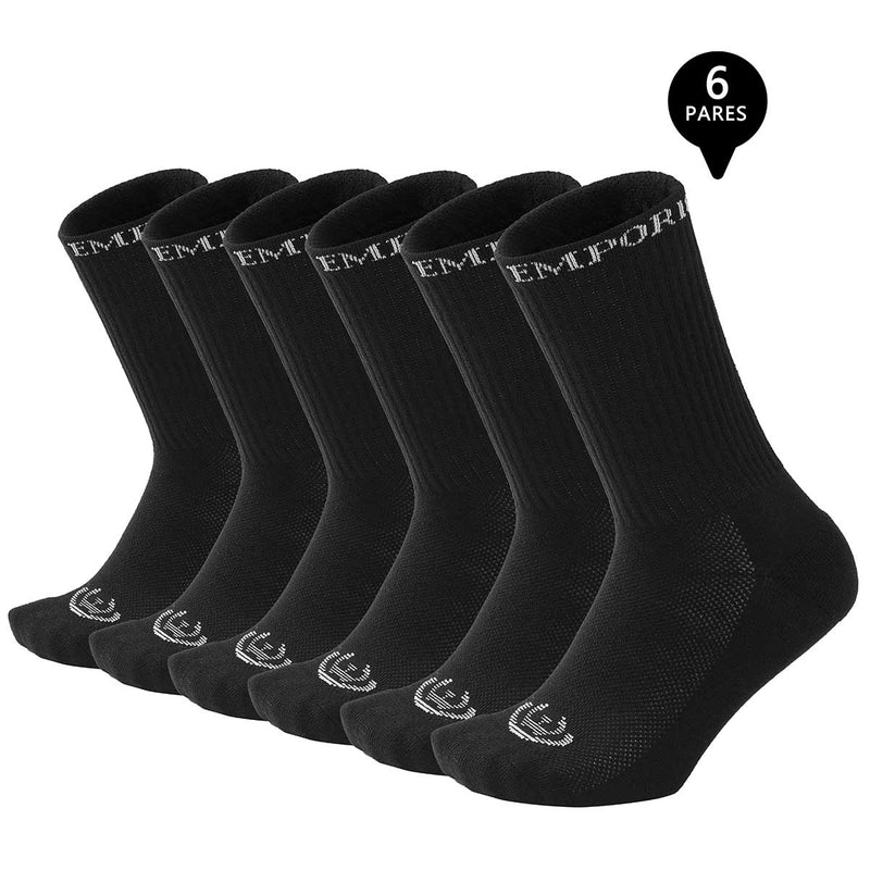 Pack de 6 Calcetines Largos Deportivos Hombre