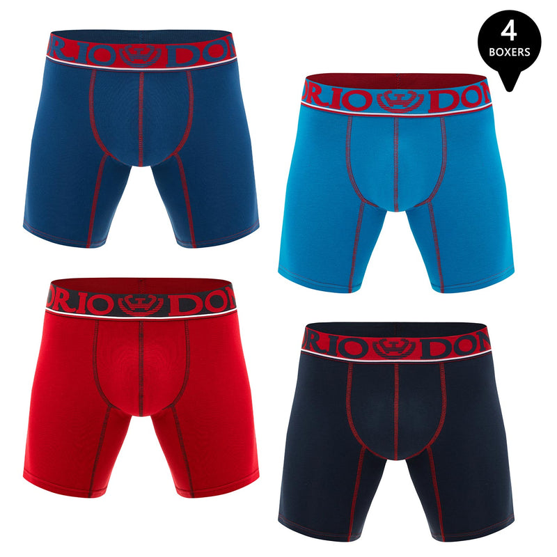 Pack de 4 Boxer Medio Algodón Hombre