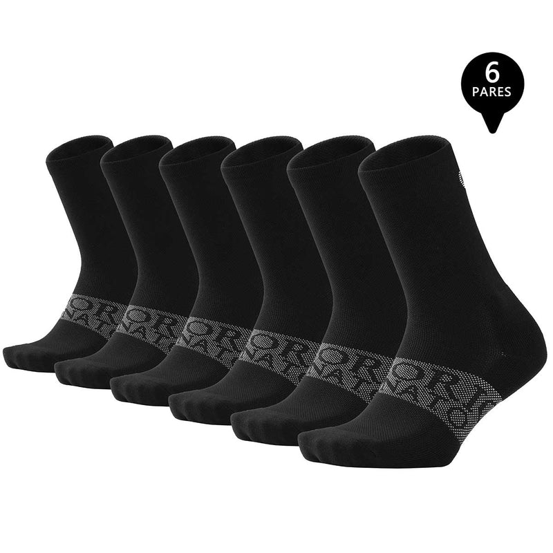 Pack de 6 Calcetines Largos Deportivos Hombre Premium