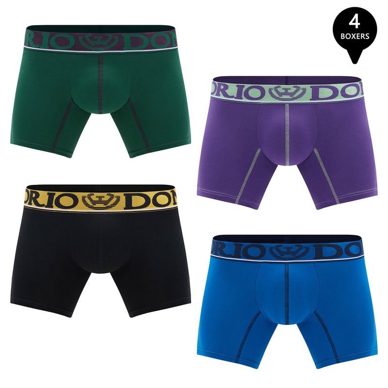 Pack de 4 Boxer Medio Algodón Hombre