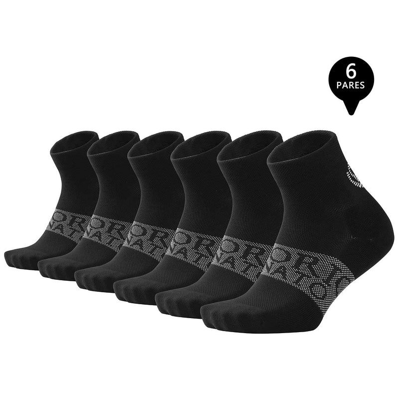 Pack de 6 Calcetines Cortos Deportivos Hombre Premium