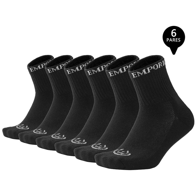 Pack de 6 Calcetines Cortos Deportivos Hombre