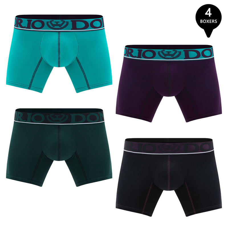 Pack de 4 Boxer Medio Algodón Hombre