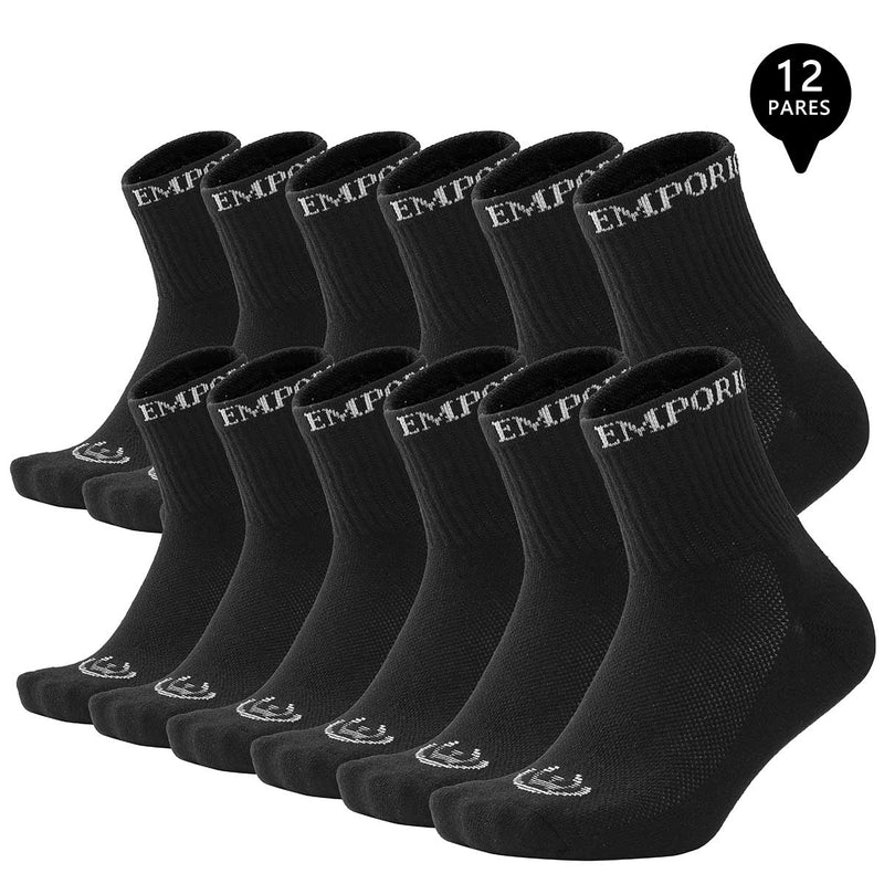 Pack de 12 Calcetines Cortos Deportivos Hombre