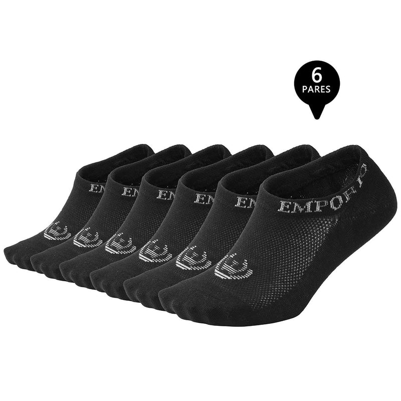 Pack de 6 Calcetines Invisibles Deportivos Hombre