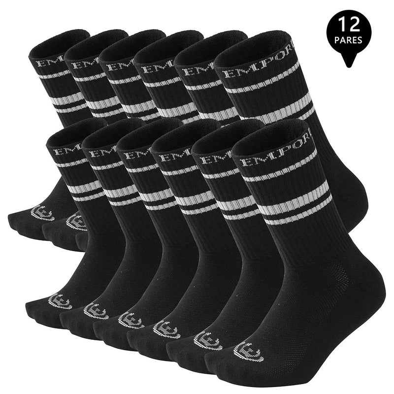 Pack de 12 Calcetines Largos Deportivos Hombre