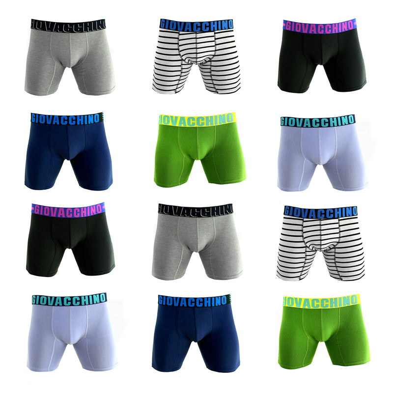 Pack de 12 Boxer Medio Algodón Hombre