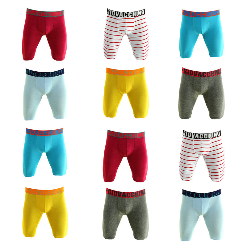 Pack de 12 Boxer Medio Algodón Hombre