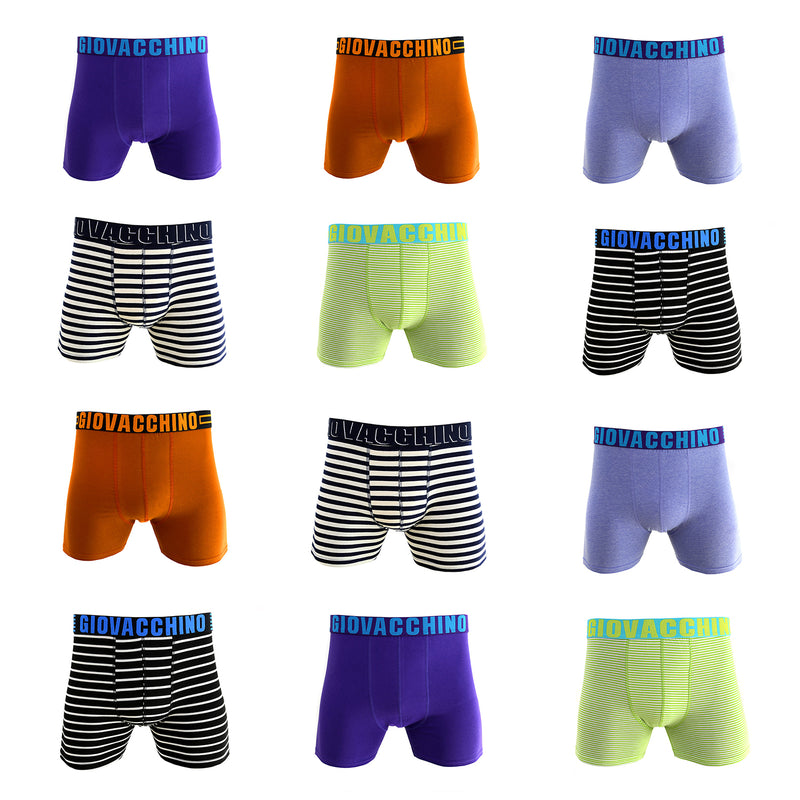 Pack de 12 Boxer Medio Algodón Hombre