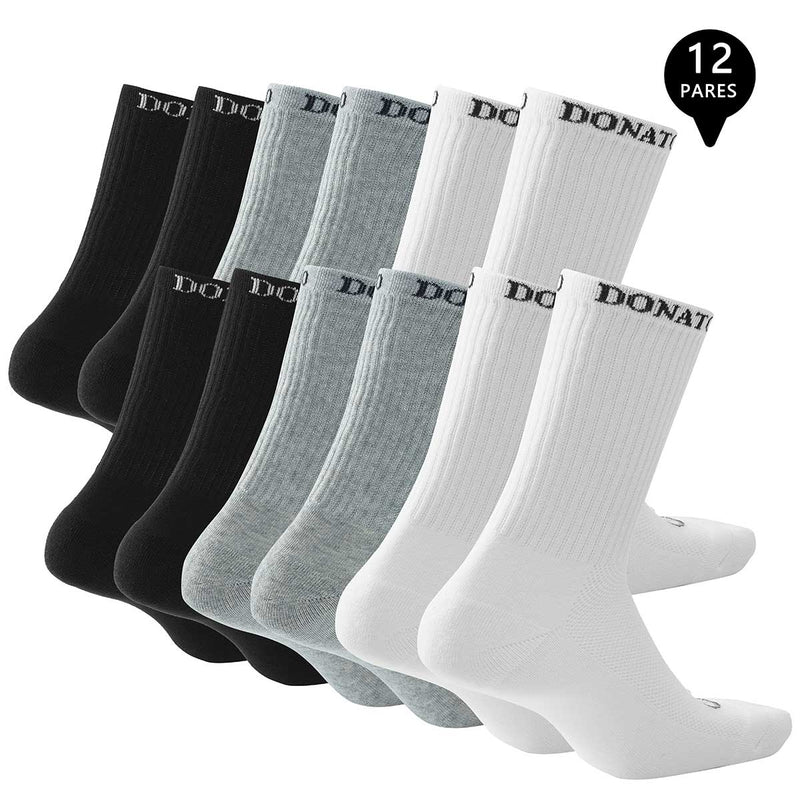 Pack de 12 Calcetines Largos Deportivos Mujer