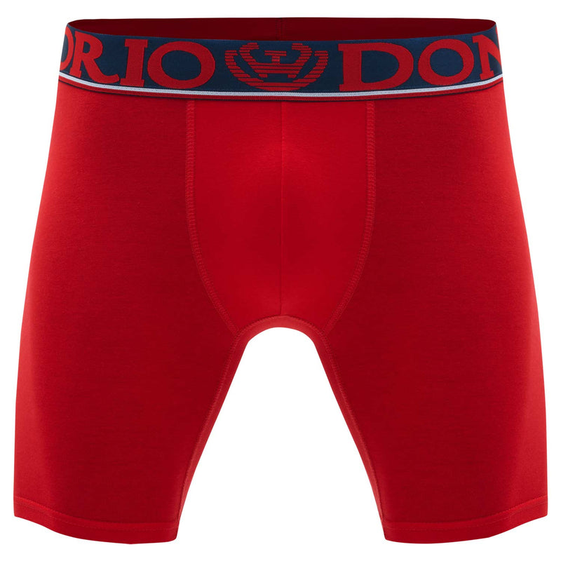 Pack de 6 Boxer Largo Algodón Hombre Con Bolso Regalo