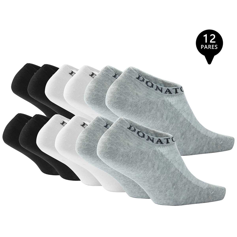 Pack de 12 Calcetines Invisibles Deportivos Hombre