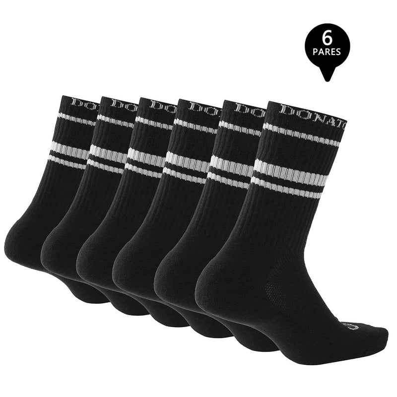 Pack de 6 Calcetines Largos Deportivos Hombre