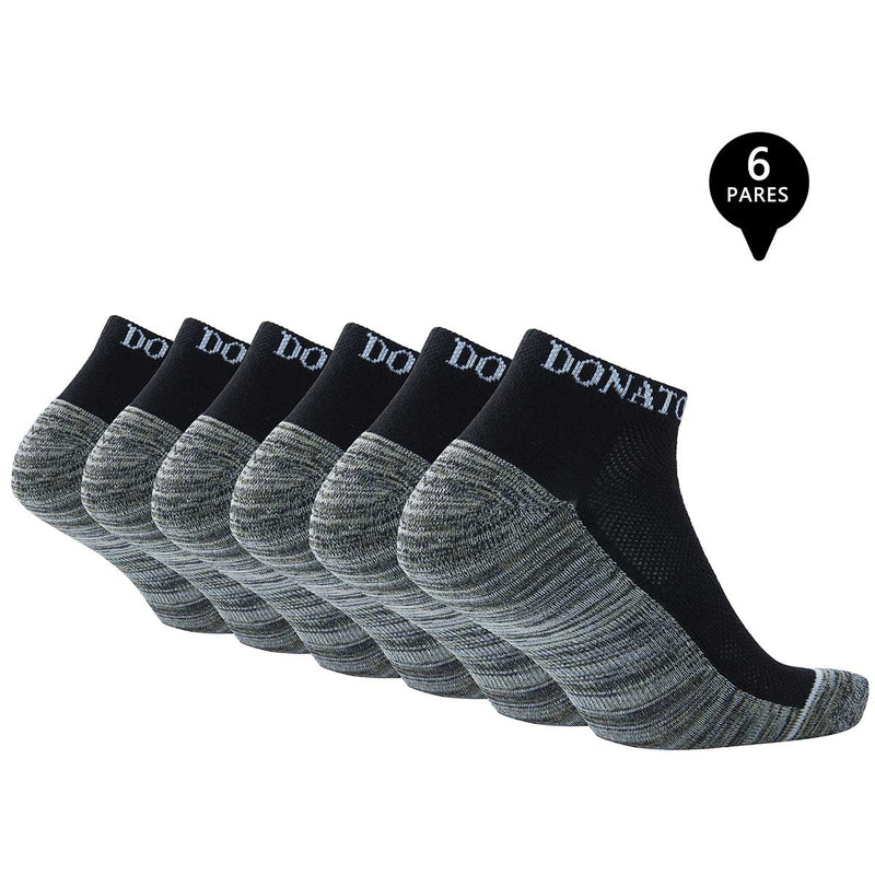 Pack de 6 Calcetines Tobilleros Deportivos Cobre Hombre