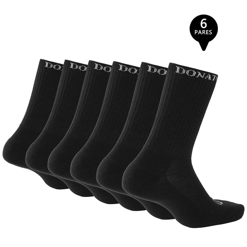 Pack de 6 Calcetines Largos Deportivos Hombre