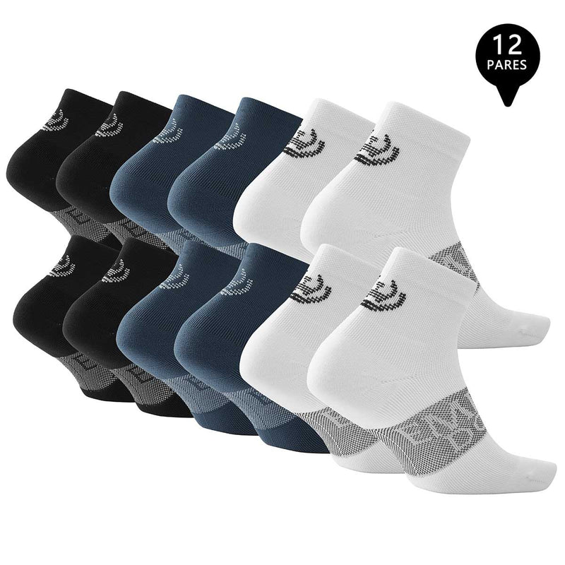 Pack de 12 Calcetines Cortos Deportivos Hombre Premium