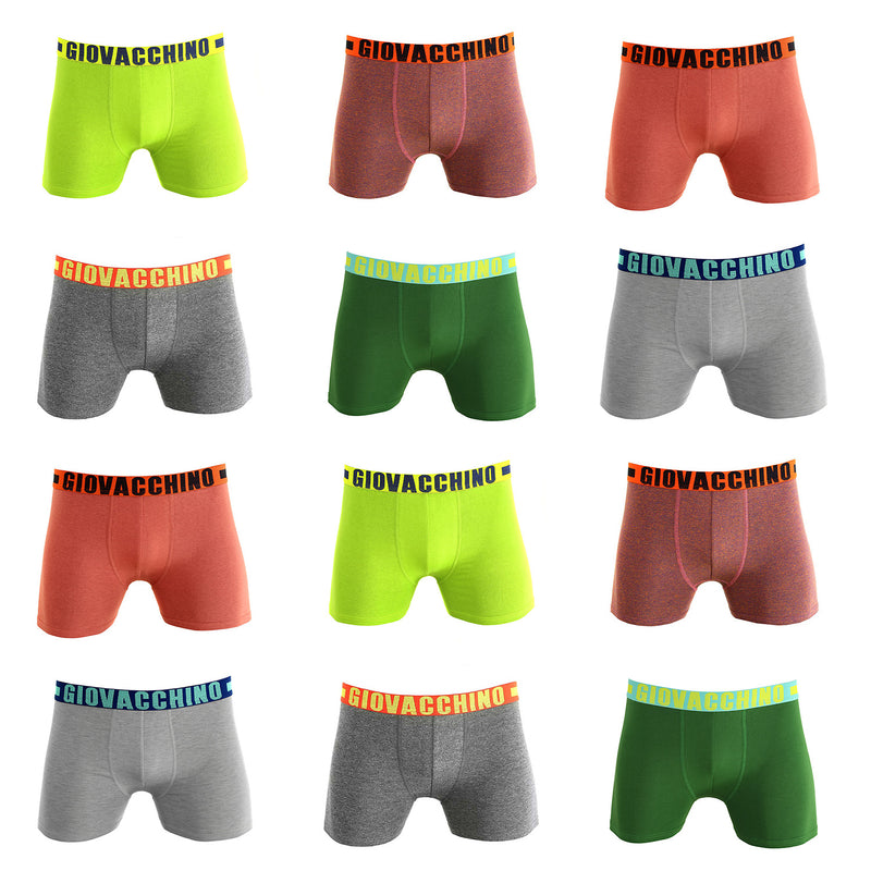 Pack de 12 Boxer Medio Algodón niños