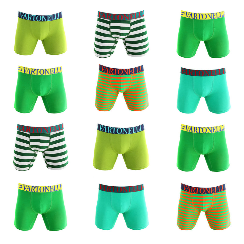 Pack de 12 Boxer Medio Algodón Hombre