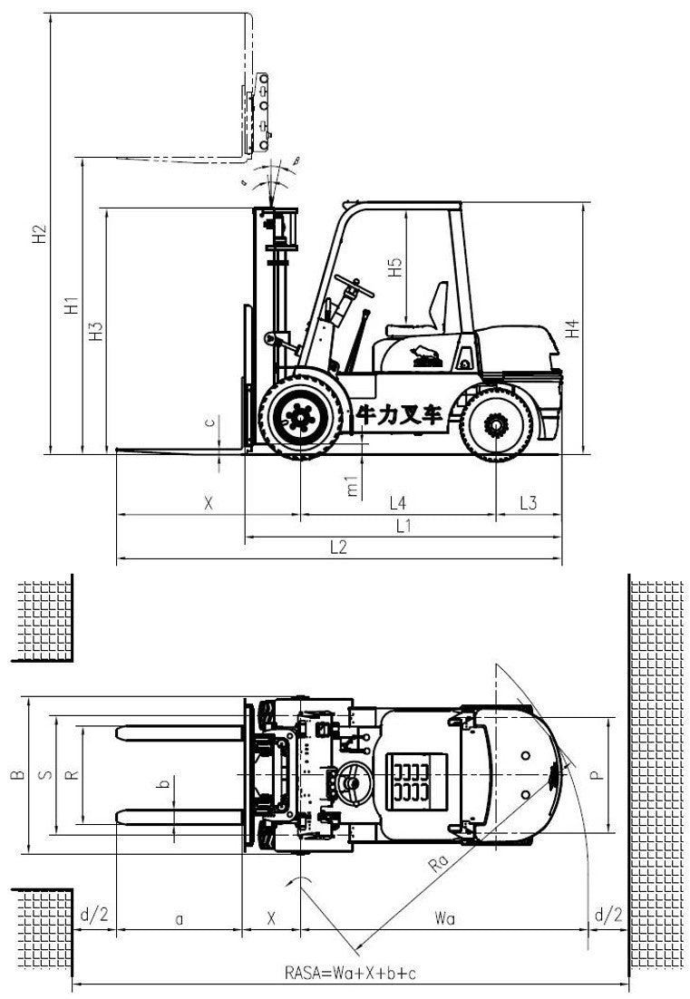 Grua 3,5 TON Motor Diesel