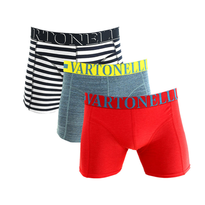 BOXER ALGODON - PACK 3 VARTONELLI