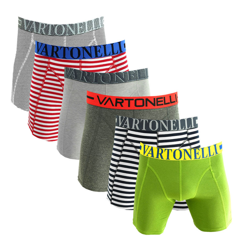 BOXER ALGODON - PACK 6 VARTONELLI