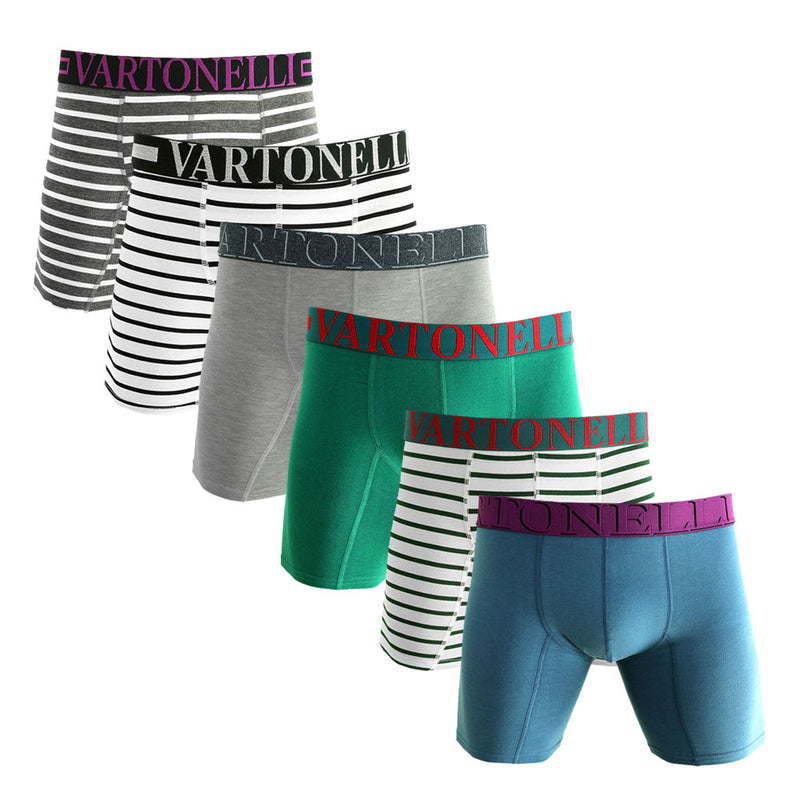 BOXER ALGODON - PACK 6 VARTONELLI